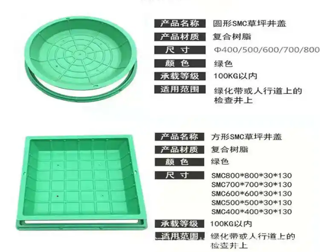 庆元树脂复合种植井盖展示